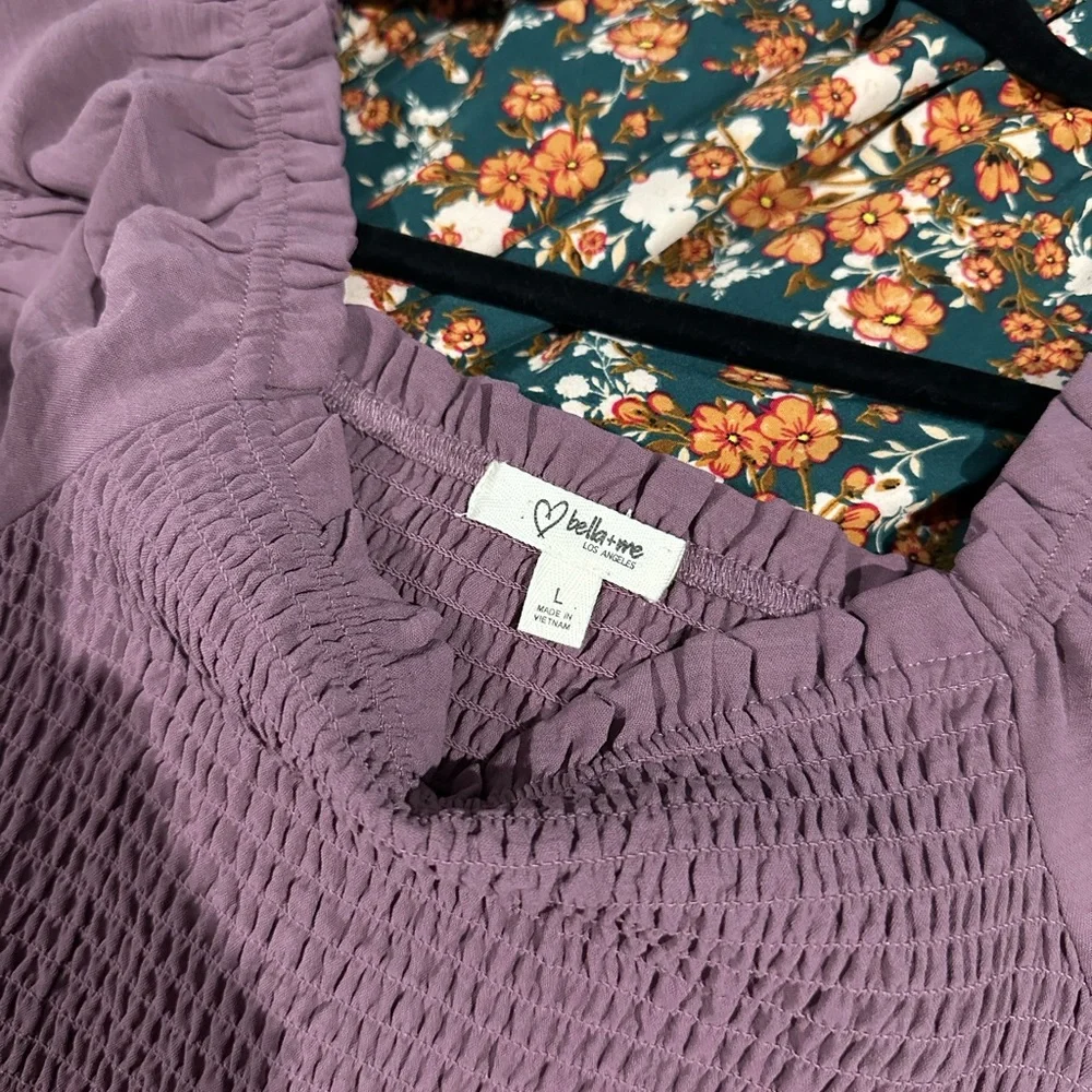 Bellamie Long Sleeve Plum Dress - Picture 4 of 9